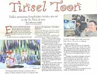 Tinsel 'Toon - Dallas animation firm finishes holiday special in the St. Nick of time... (page 1)